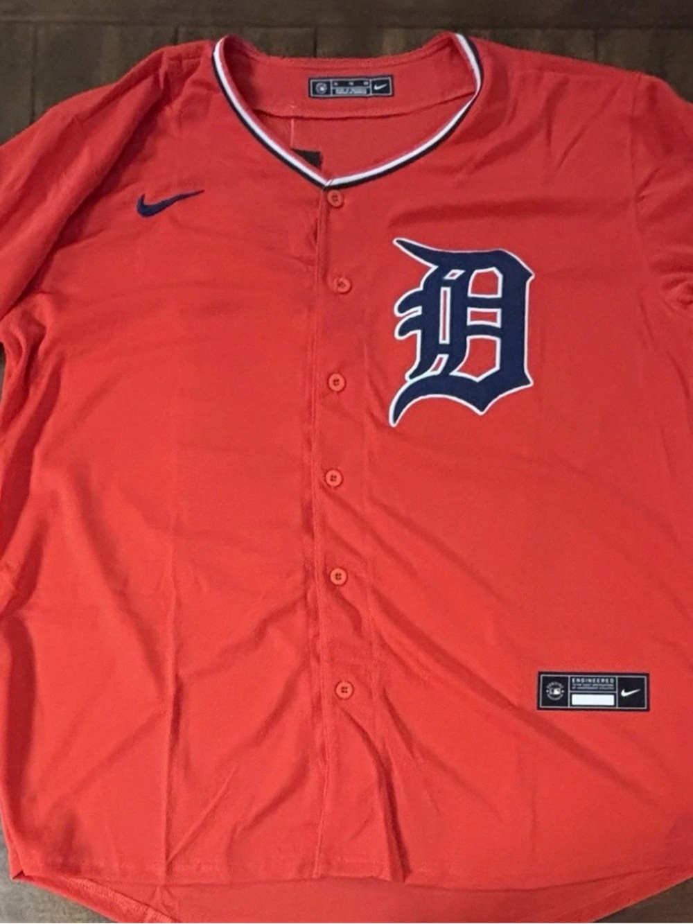 Detroit Tigers Kerry Carpenter  Adult XL (Orange) Alternate Jersey NWT
